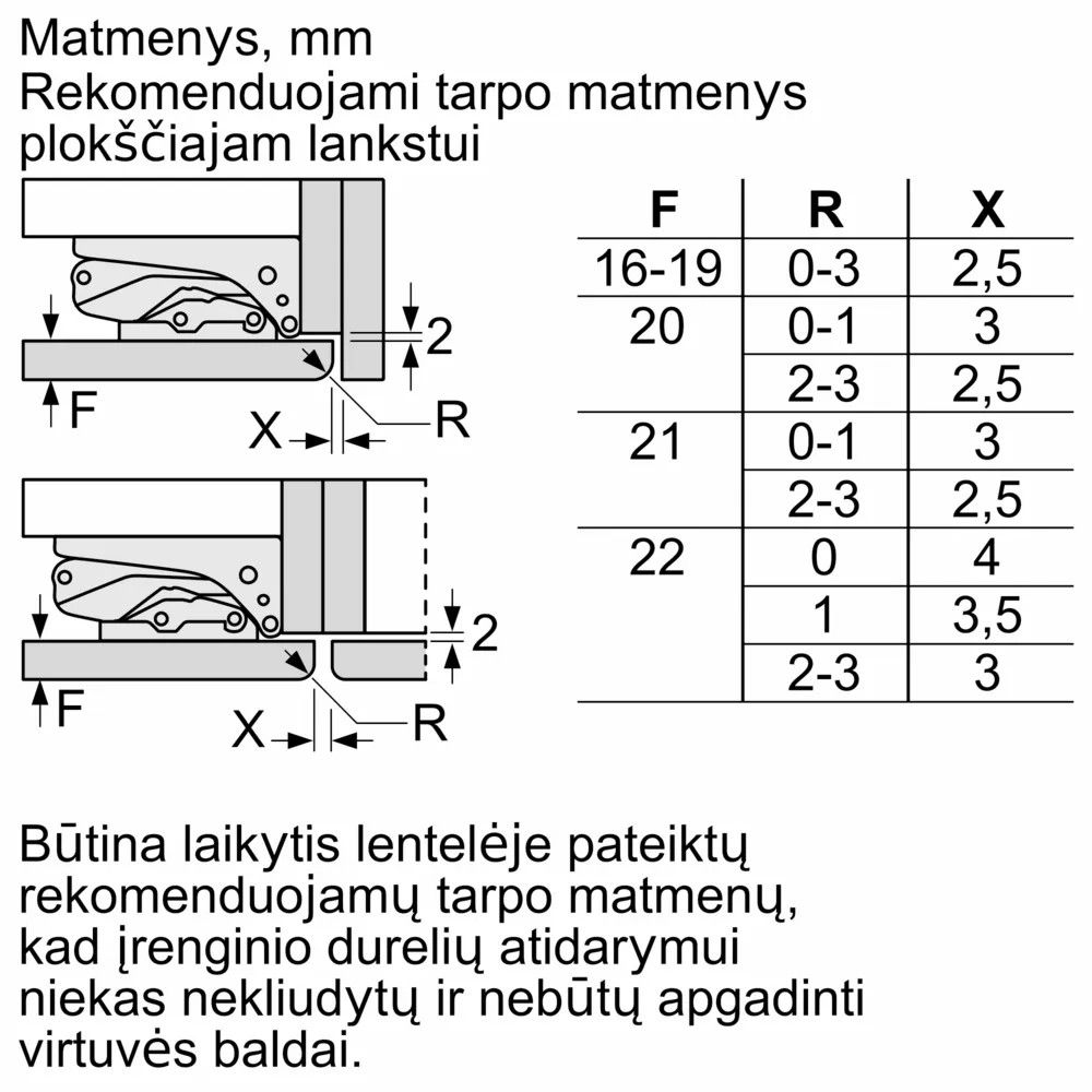Įmontuojamasis šaldytuvas Bosch KIR81SDD0
