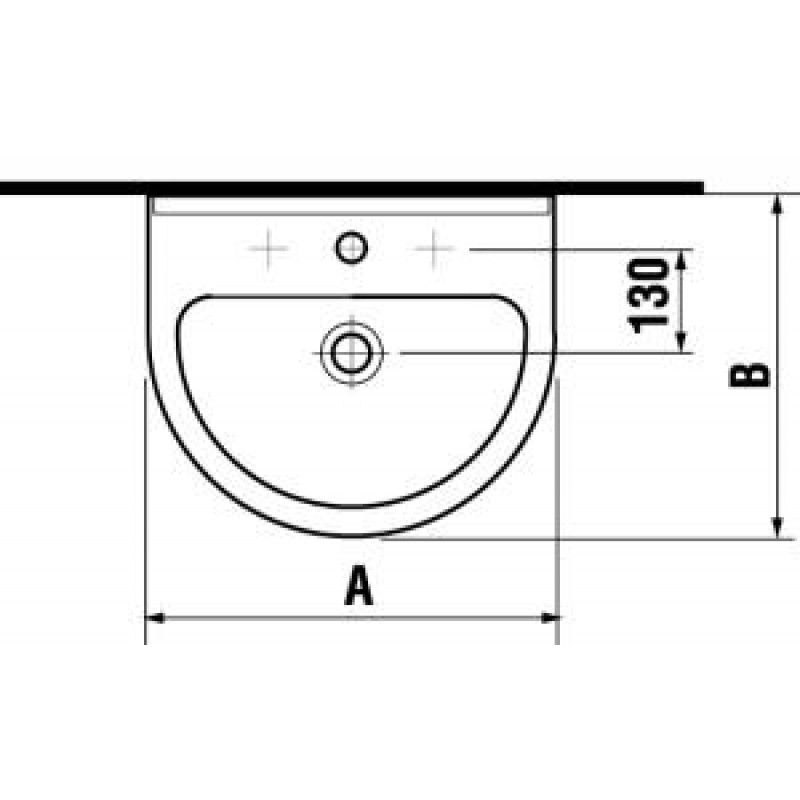 Praustuvas Jika MIO 65cm, 8107141001041 Praustuvas Jika MIO 65cm, 8107141001041