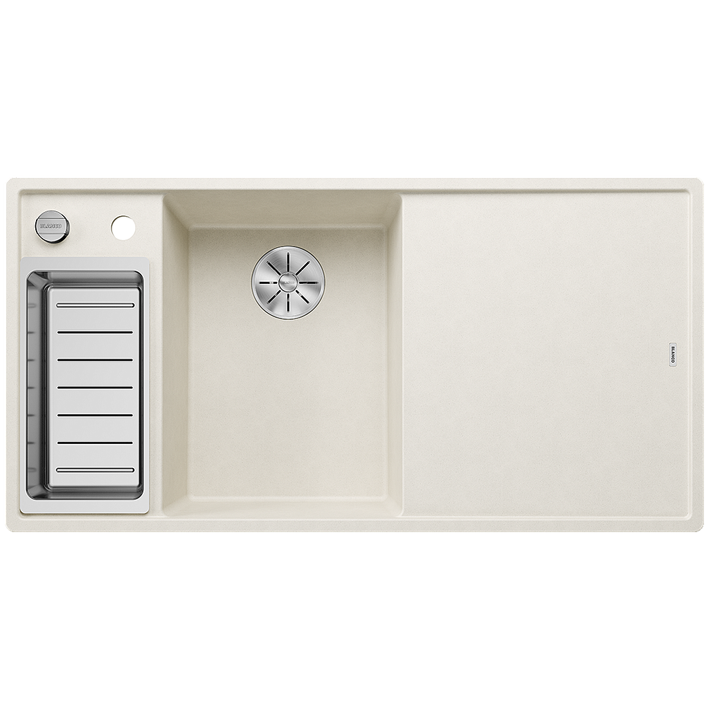 Silgranitinė plautuvė BLANCO AXIA III 6 S LI SILG Balta Z.ES InFino M.AF
