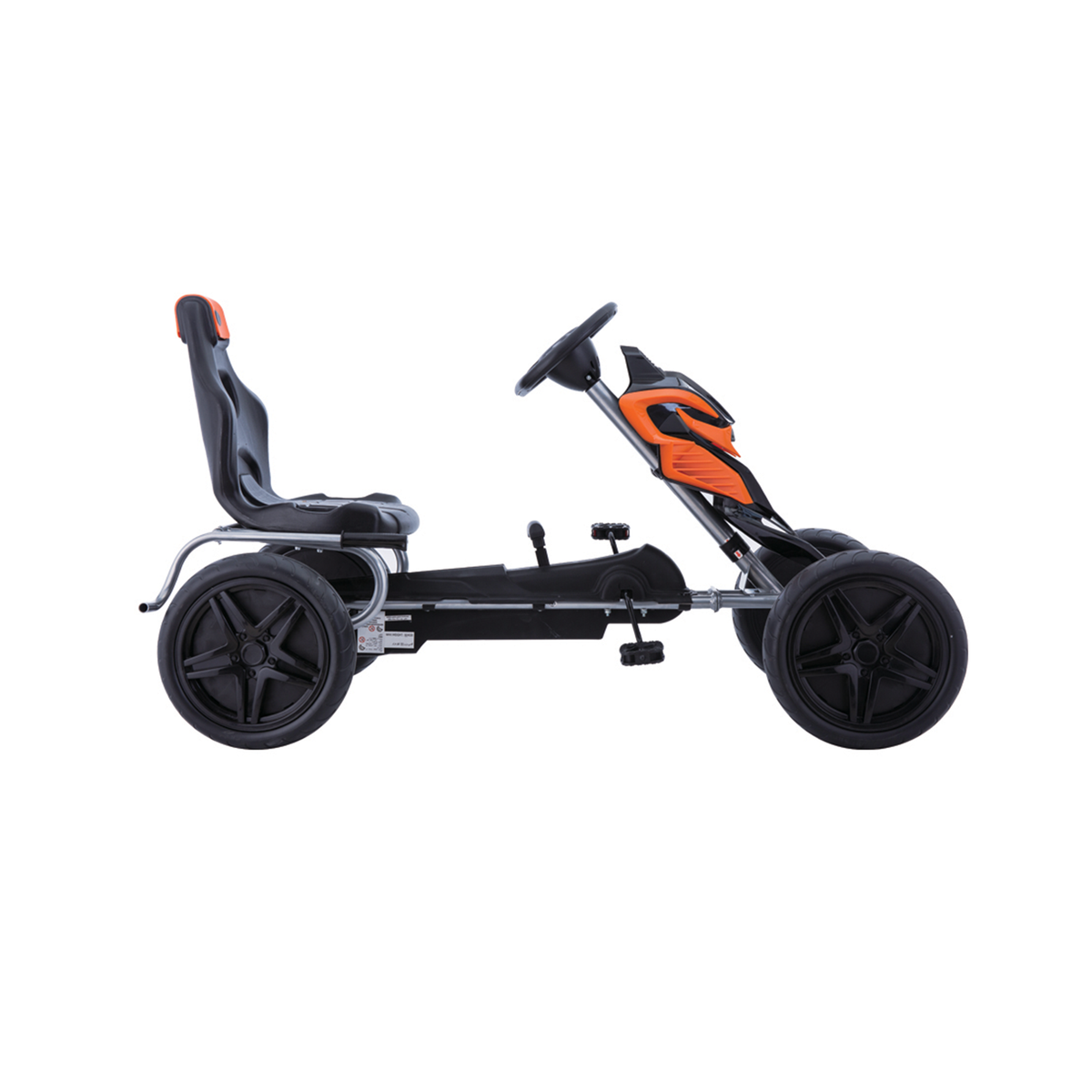 Minamas vaikiškas kartingas HATIS, oranžinis/juodas Minamas vaikiškas kartingas HATIS, oranžinis/juodas