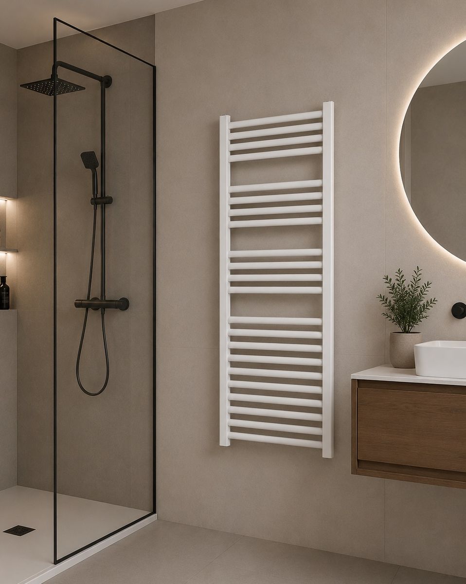 Rankšluosčių džiovintuvas Očenašek BNP 45x126,4 cm, baltas, BNP4501264B Rankšluosčių džiovintuvas Očenašek BNP 45x126,4 cm, baltas, BNP4501264B