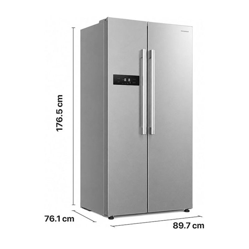 Šaldytuvas side by side HSBS-M548NFINVXE++ HEINNER Šaldytuvas side by side HSBS-M548NFINVXE++ HEINNER