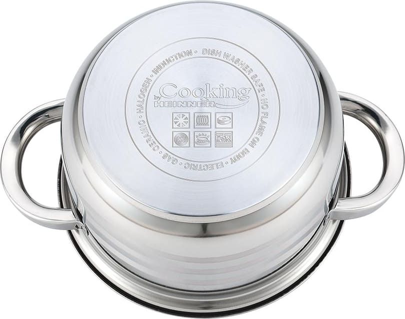Puodas nerūdijančio plieno su teflono danga 2.5L 18x10.5cm HR-HJ-025 HEINNER Puodas nerūdijančio plieno su teflono danga 2.5L 18x10.5cm HR-HJ-025 HEINNER
