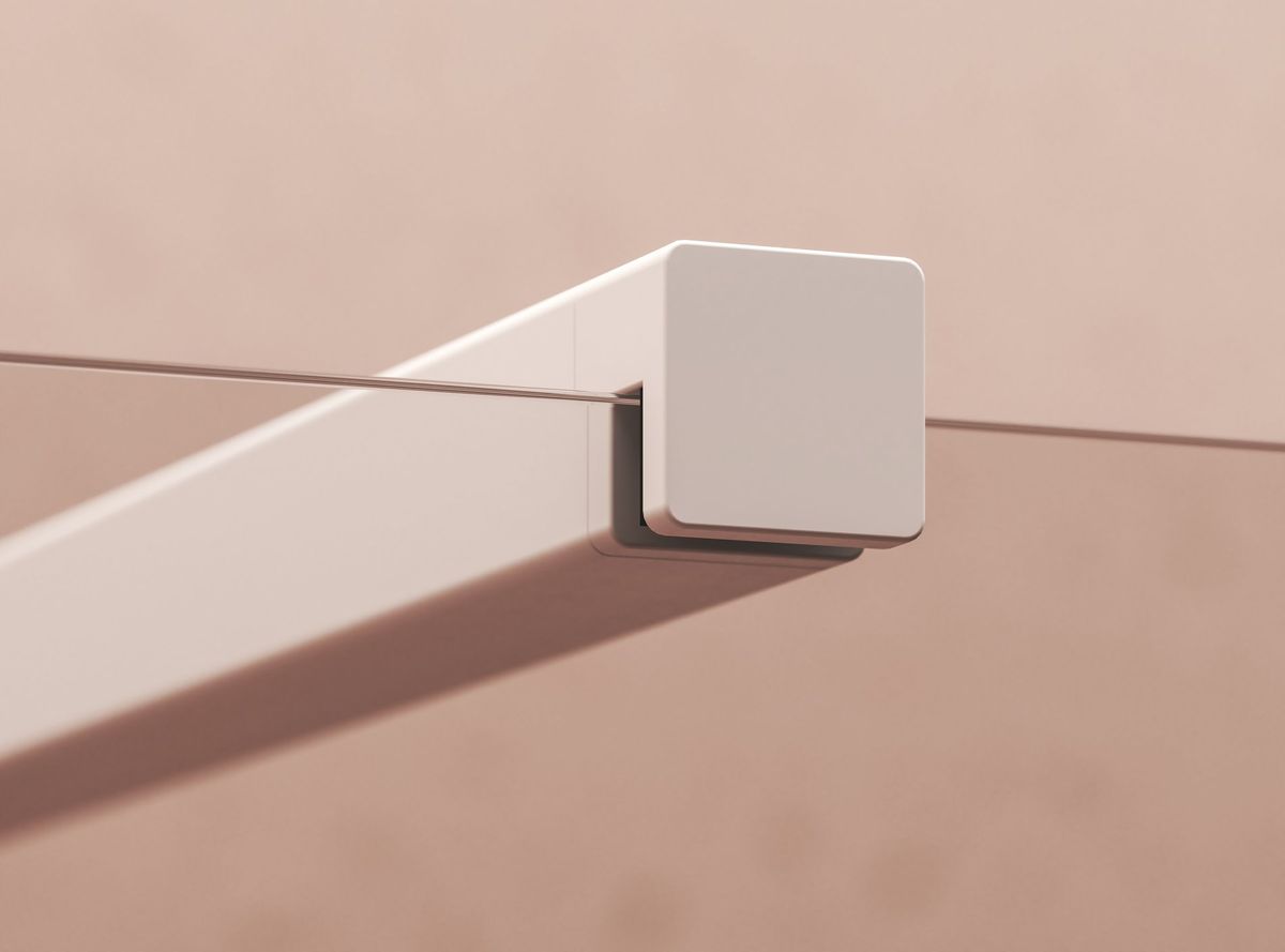 Dušo sienelė Ravak Walk-In Corner Set 120x90, balta matinė+stiklas Transparent, GW1CG7E0SZ1