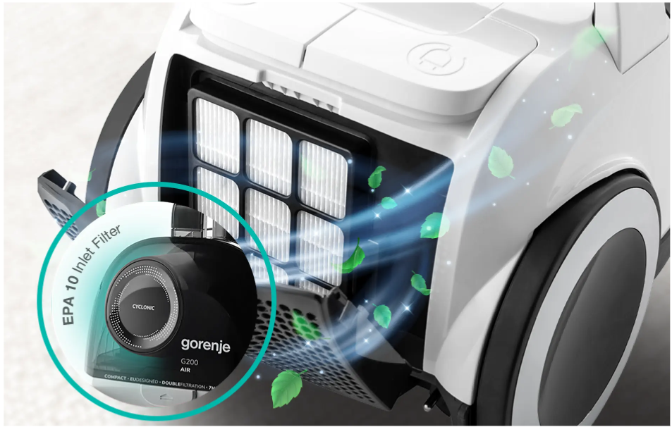 Dulkių siurblys GORENJE VCE01G2AW Dulkių siurblys GORENJE VCE01G2AW