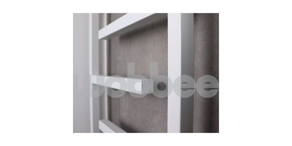 Elektrinis rankšluosčių džiovintuvas Wobbee Welly 50x110 cm, dešininis, baltas