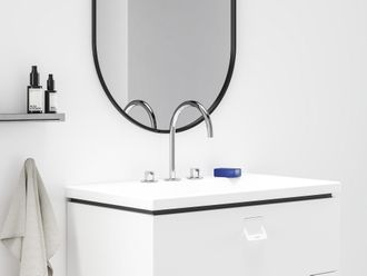 Praustuvo maišytuvas Ravak Espirit 270 mm, 3 dalių be dugno vožtuvo, Chrome X070195