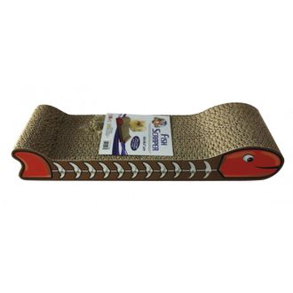 Draskyklė katei kartoninė FISH su katžole 44cm, C6020977