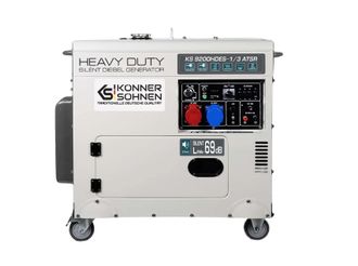 Dyzelinis generatorius 7500W, KS 9200HDES-1/3 ATSR (EURO V), KÖNNER amp SÖHNEN