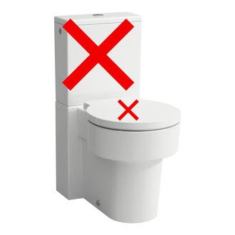 Pastatomas unitazas Laufen VAL rimless, baltas H8242810002311