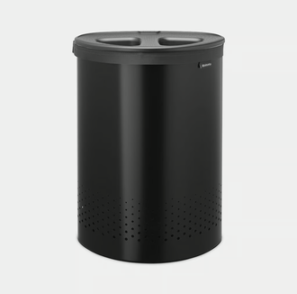 Skalbinių dėžė Brabantia Selector 55L, Matt Black, 242366