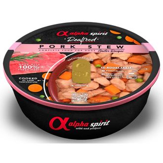 ALPHA SPIRIT Realfood troškinys su kiauliena 280g, ALPHD060611250