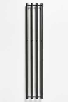 Rankšluosčių džiovintuvas PMH Rosendal 42x95 cm, juoda struktūrinė, R1BL/6