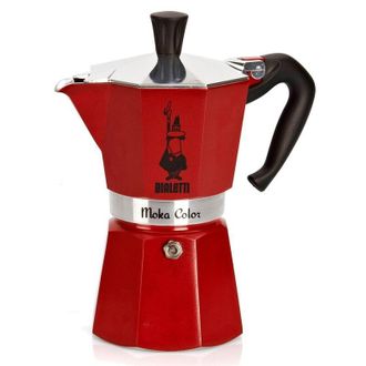 Kavinukas Bialetti Moka Express Red 6 puodelių