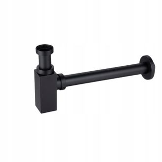 Sifonas praustuvui Balneo žalvarinis kvadratinis, juodos sp., E0201020210-1