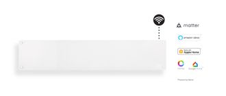 Panelinis šildytuvas Mill GL1000LWIFI3, 1000 W | Tinka patalpoms iki 12–16 m² | Balta | IPX4
