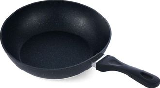 WOK aliuminio keptuvė, nelimpančia danga 30x8cm HR-BET-ROCA30W HEINNER