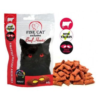 FINE CAT pagalvėlės katėms su jautiena 60g (14), RAP8057