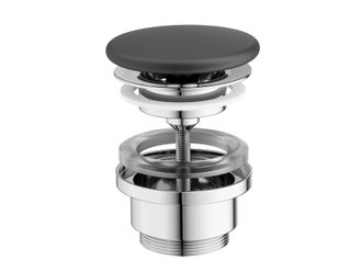 Praustuvo sifono galvutė Ravak Flat, juoda matinė X01921