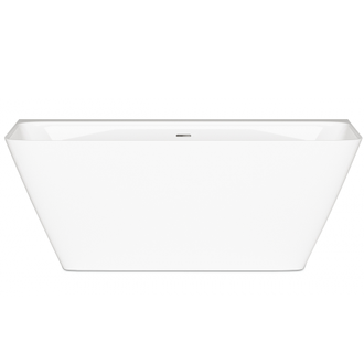 Akmens masės vonia PAA QUADRO WALL 160x75 cm, VAQUAWA/00