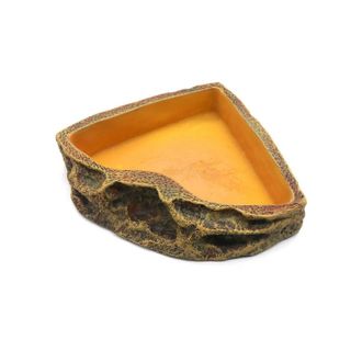 REP NOVA terariumo kampinis dubenėlis 19x14x3cm, REP-DISH-CORNER