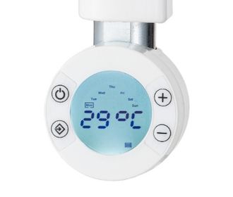 Kaitinimo elementas (tenas) Ecoradco Sigma su ekranėliu, su laidu į rozetę, baltas 400 W