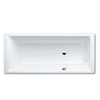 Plieninė vonia Kaldewei Puro 170x80 cm su šoniniu persipylimu, balta, 259200010001
