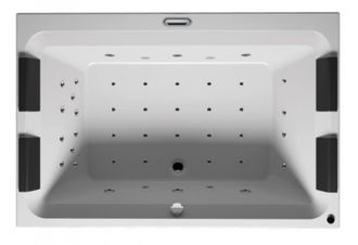 Masažinė vonia Riho Thermae Olivia 180x120 cm