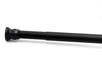 Vonios karnizas Ridder Wien juoda, 110-185cm, Ø25mm, 55211