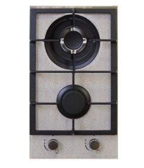 Dujinė 30 cm pločio smėlio spalvos kaitlentė su WOK degikliu Schlosser THG 315 CF FFD (SAND)