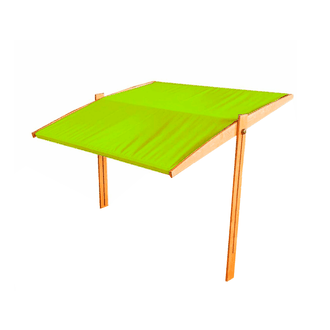 Impregnuotas smėliadėžės stogelis 120×120 cm, žalias