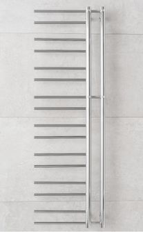 Rankšluosčių džiovintuvas PMH Theia, chromas, 50x94 cm T1C-L, kairė