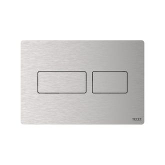 TECEsolid WC vandens nuleidimo plokšt., matinio plieno spalvos, su pirštų antspaudams atsparia danga, 9240434