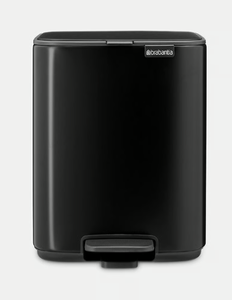 Šiukšlių dėžė Brabantia Bo, 4L., Matt Black, 237805