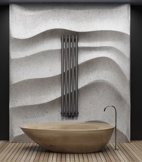 Rankšluosčių džiovintuvas Regnis Lazur 33x100 cm, juodas