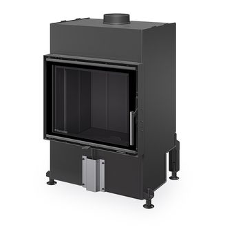 Plieninis židinio ugniakuras Romotop HEAT H4N 06, 59.50, juoda pakura IGN