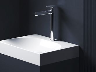 Praustuvo maišytuvas 315 mm be dugno vožtuvo, Ravak SG 015.00CR, chromas, X070525