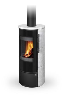 Plieninė krosnelė IRUN N 01 su reljefine keramika (sp.92360)