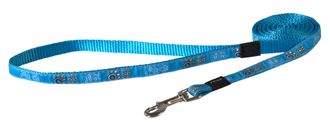 ROGZ pavadėlis Turquoise Paw 140*1.6cm HL12CG, HL12CG