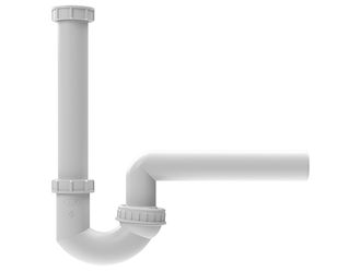 Sifonas plautuvei HL 100G/40 DN40х6/4" pasukamas