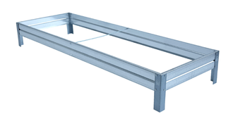 Pakelta lysvė KLASIKA GARDEN, cinkuota, 50x190x10 cm