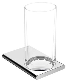 Stiklinės laikiklis su stikline Keuco Edition 400, chromas, 11550019000