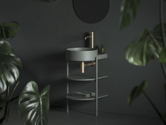 Spintelė po praustuvu Ravak CS Yard 40, Grey Green, D800008004