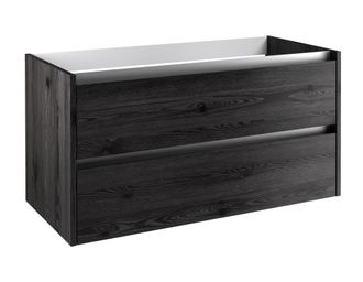 Apatinė spintelė Kame City 100 cm, juodas ąžuolas BU/10-3DR/1P1