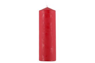 Cilindrinė žvakė Polar Kynttilät 8x25 cm, tamsiai raudona, 6410412592798