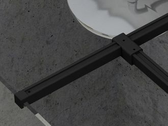 Ravak W SET-Uni T laikiklis, juodas, GWD010003025