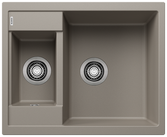 Silgranitinė plautuvė BLANCO METRA 6 SILG PDUR Tartufo O.ZUB O.AF