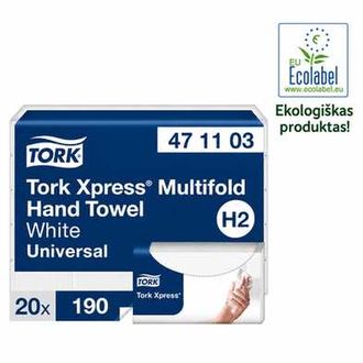 Rankšluosčiai servetėlėmis Tork Xpress Multifold Universal, H2, 2sl, 471103