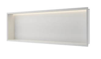 Įleidžiama sieninė lentyna Balneo Wall Box LED nerūdijančiojo plieno sp., 30x90x10 cm, B0101010109-3
