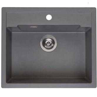 Granitinė plautuvė Reginox AMSTERDAM 54 Tapwing 60x51 cm pilka R31056